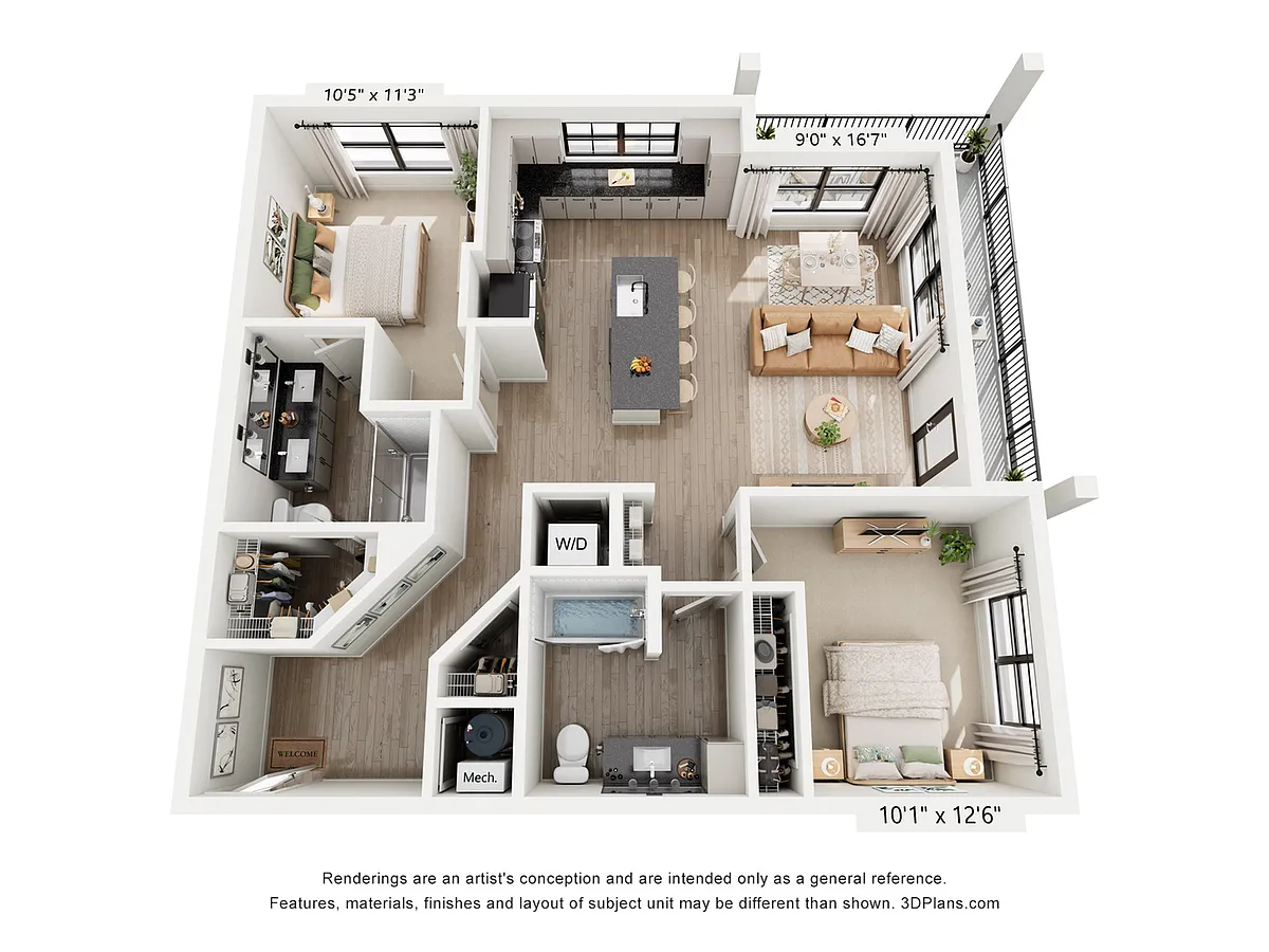 Floor plan B2A