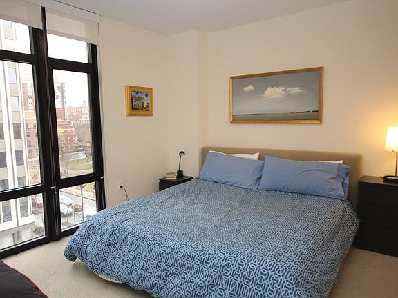 Master bedroom with view