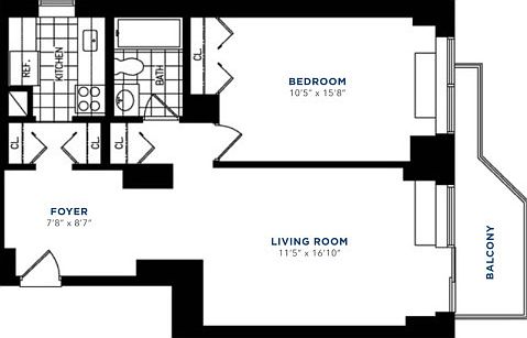 2nd image of 245 E 44th St APT 15B