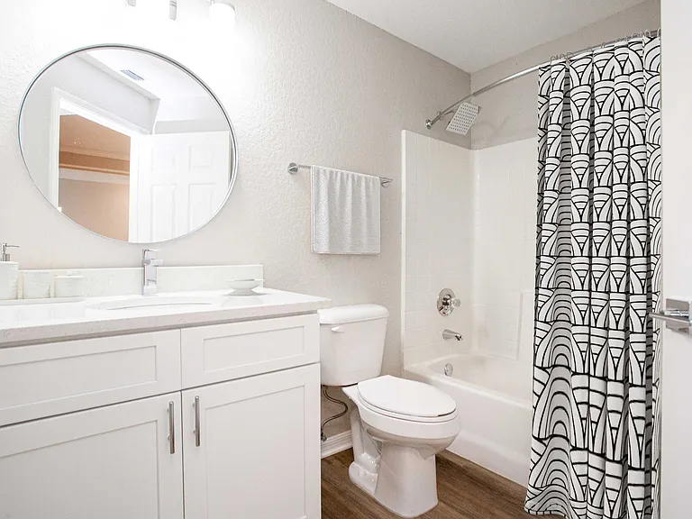 Upgraded Bathroom in Deluxe Homes