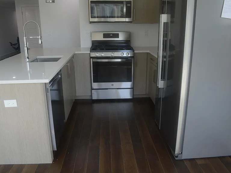 Kitchen with modern appliances
