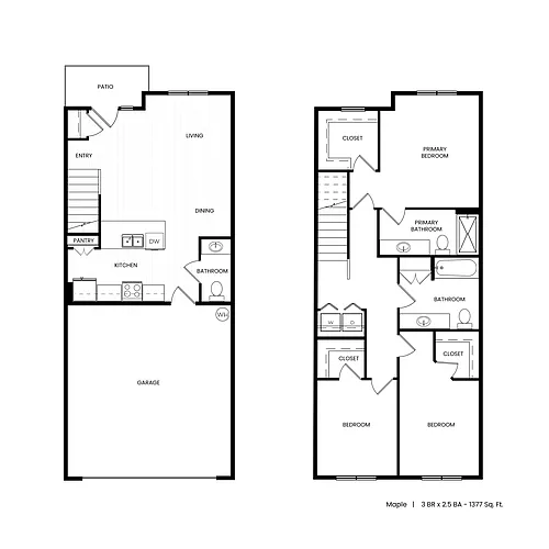 Floor plan Maple