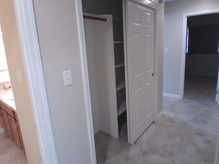 hallway closet and storage