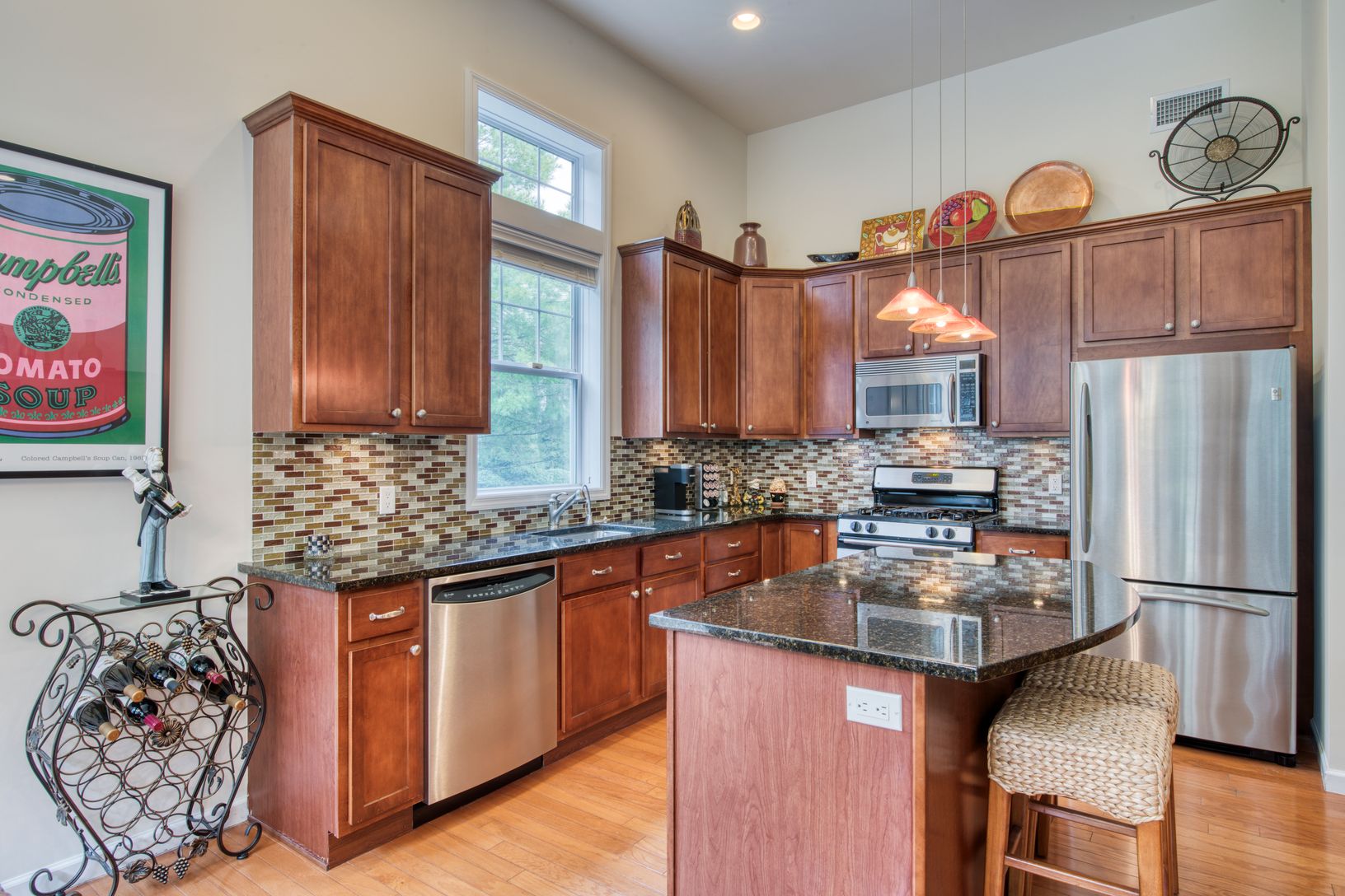  Kitchen with Stainless Appliances