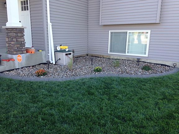 Sod installed front and rear