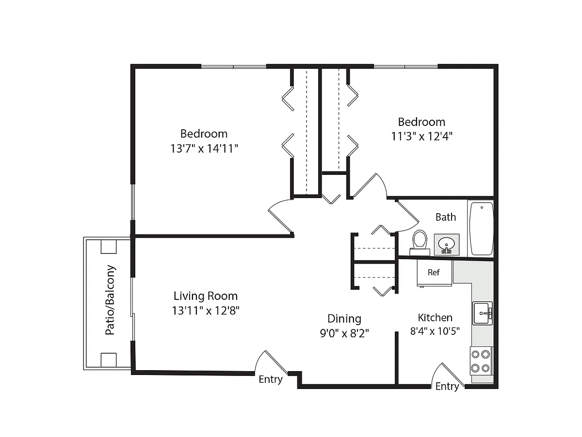 Floor plan B1A
