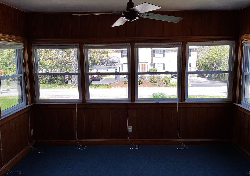 plenty of light and windows in sunroom