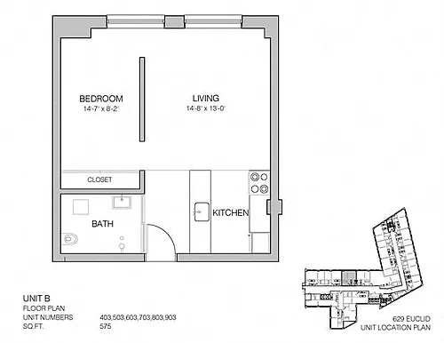 Floor plan L1-574