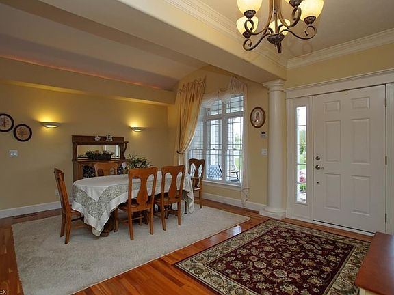 Open and spacious dining room