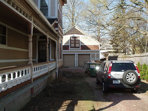Driveway and Carriage House/Garage