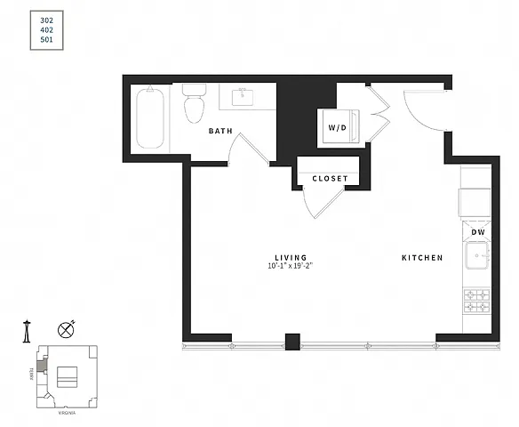 Floor plan Studio S4