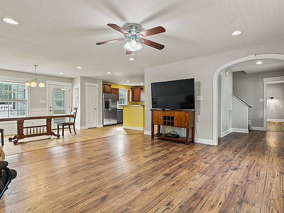 Open Living, Dining Kitchen 