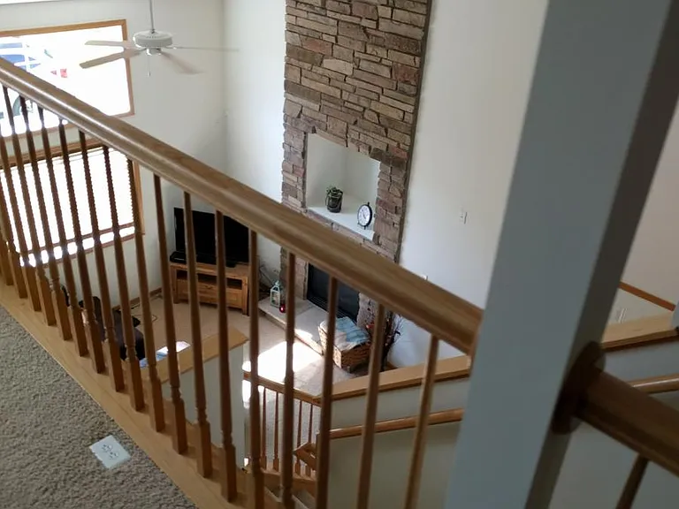 View of Living Room from Loft