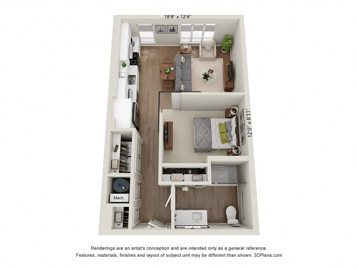 Floor plan S1 Type A