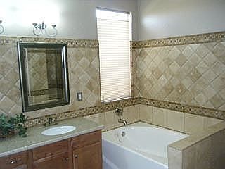 Custom tile work bath and shower