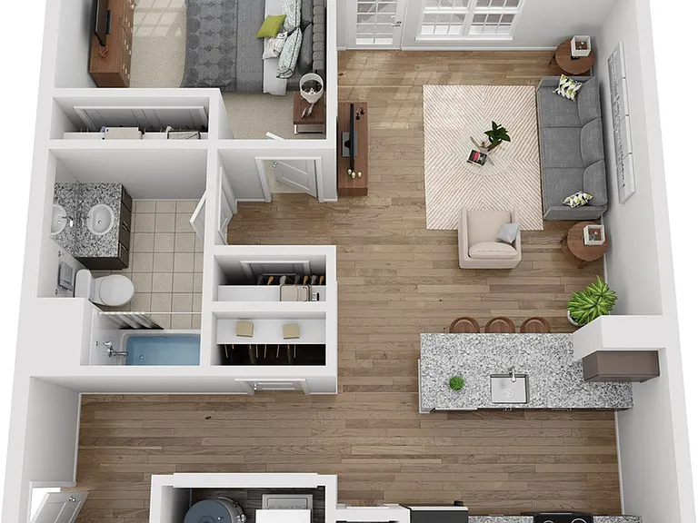 1 Bedroom 1 Bath - 799 1 Bedroom 1 Bath - 799
