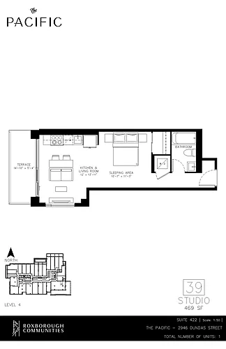 Floor plan 422