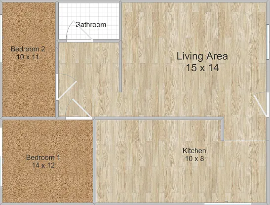 2 Bedroom Fourplex with Fireplace — Photo 38