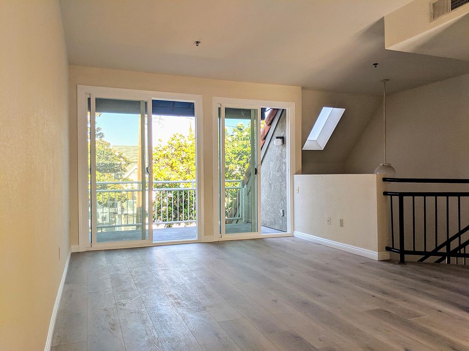 Living room with new patio doors