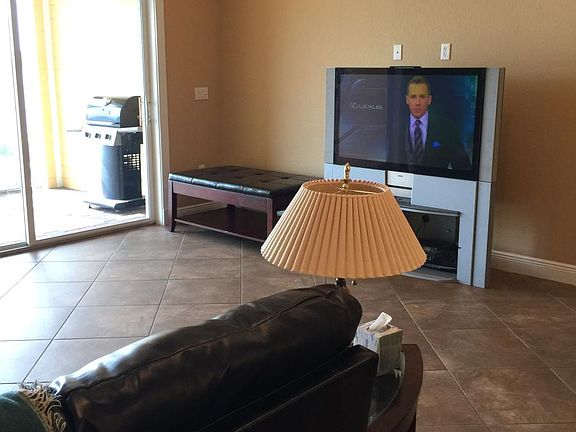 Large screen t.v.