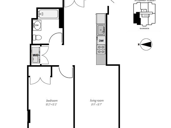 2nd image of 91 Attorney St APT 6E