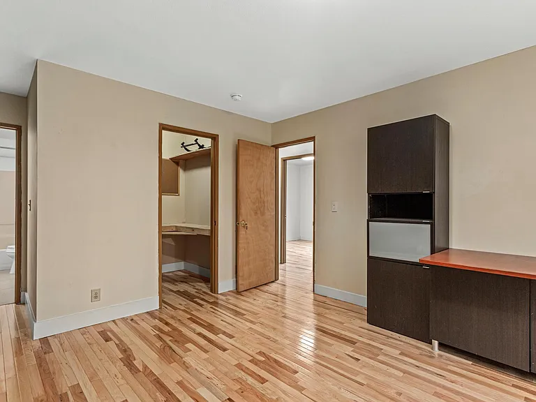 Master bedroom with walk-in closet