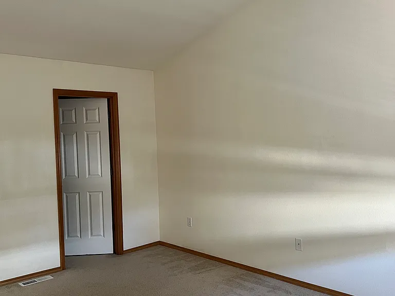 Master bedroom and walk in closet