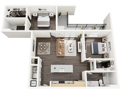 Floor plan B2 - Market
