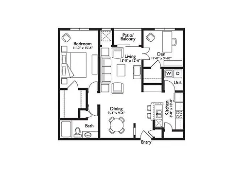 Floor plan The Bluestone