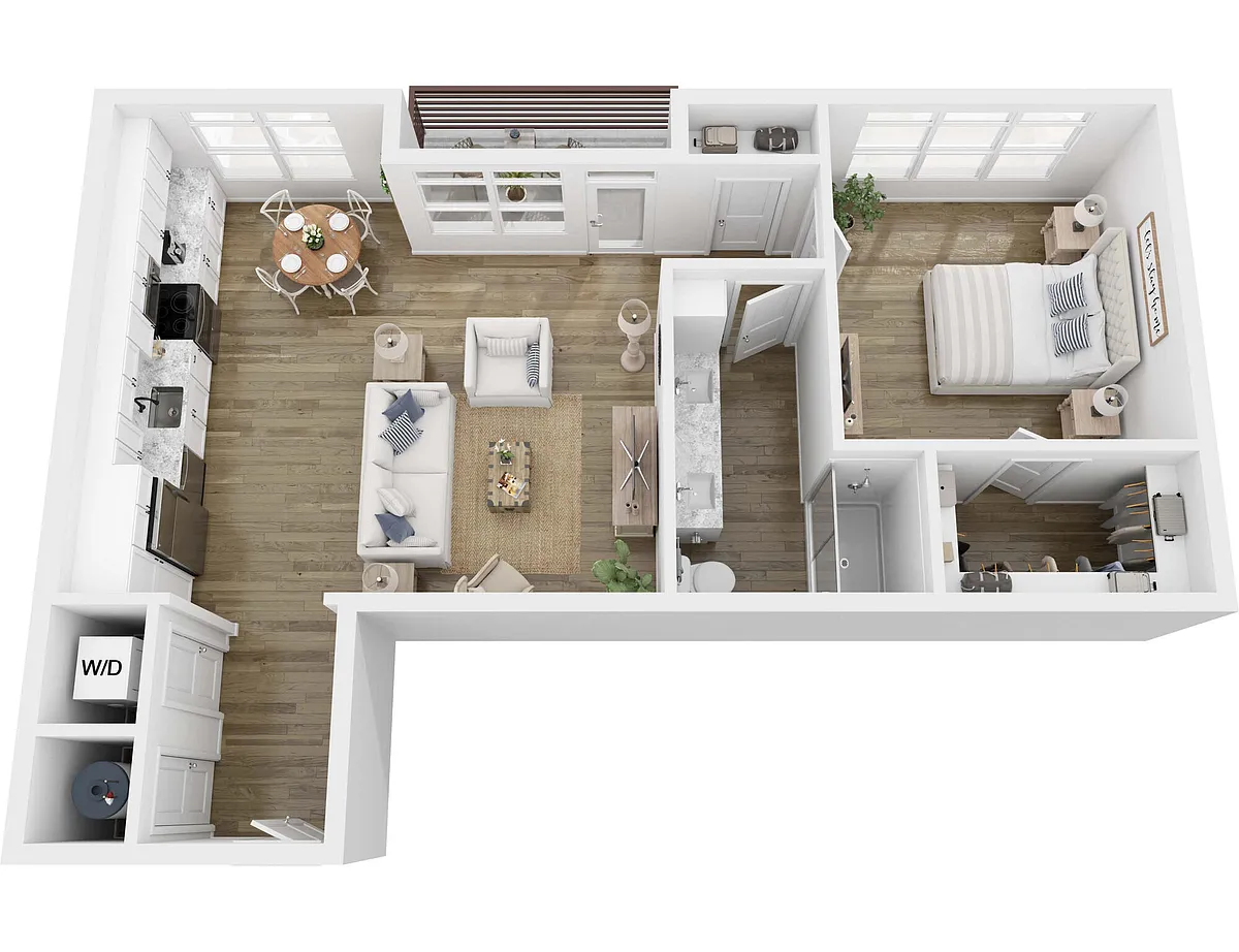 Floor plan The Shafer