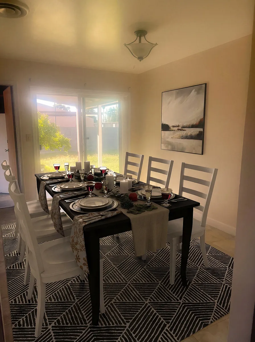 Dining room with decor - Westwood Dr
