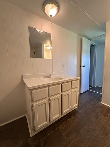 Floor plan Affordable 2-Bed Mobile Home AS IS