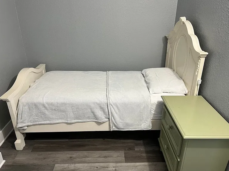 Big enough for a bed and night stand