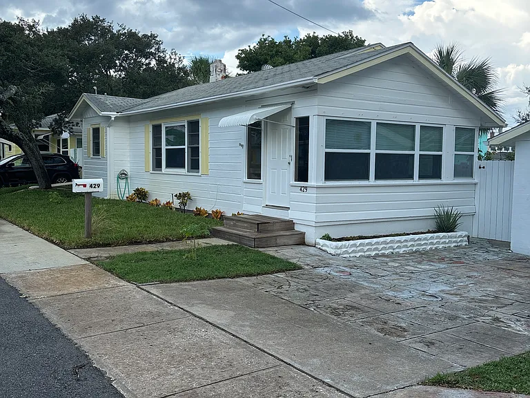 Driveway and Front door