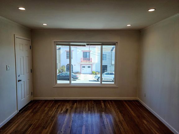 Closer look of the living room windows.