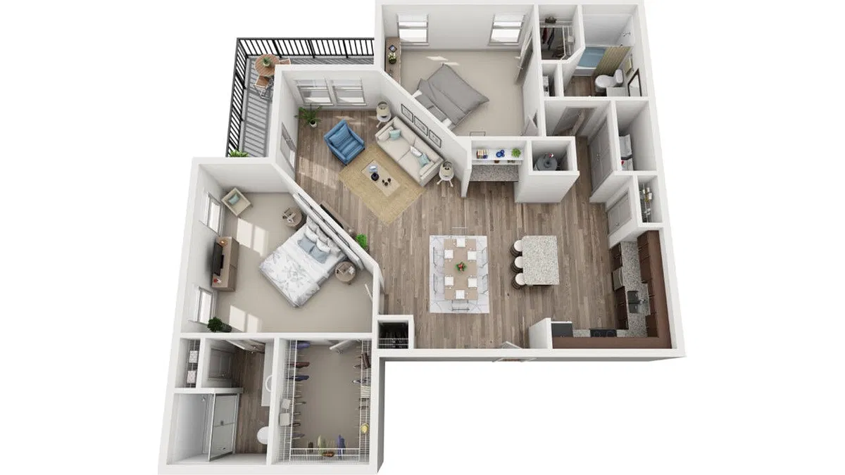 Floor plan B3