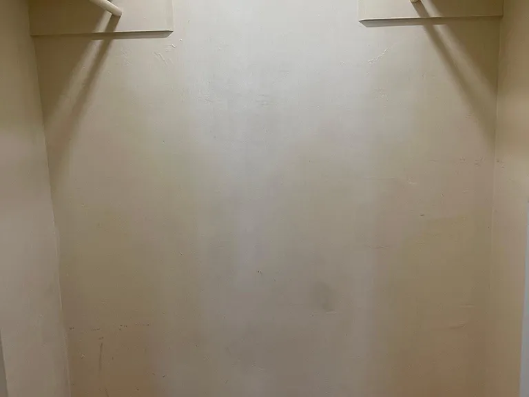 Walk in closet in master