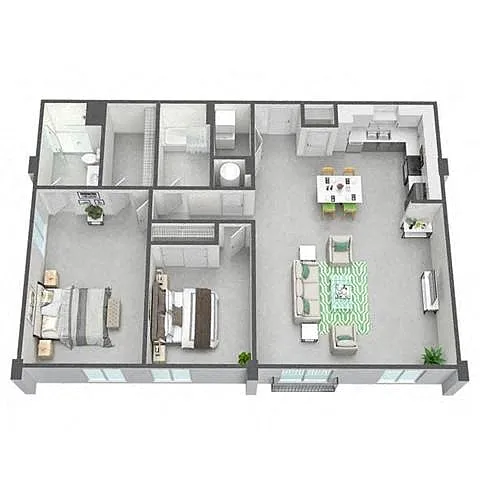Floor plan Sandstone-Stone Lofts
