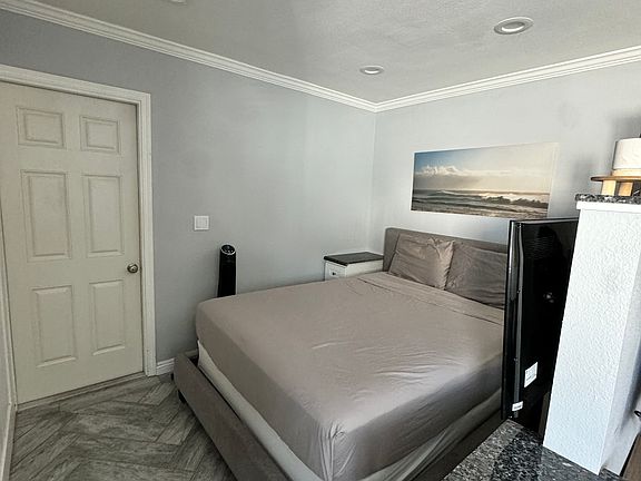 Queen sized bed