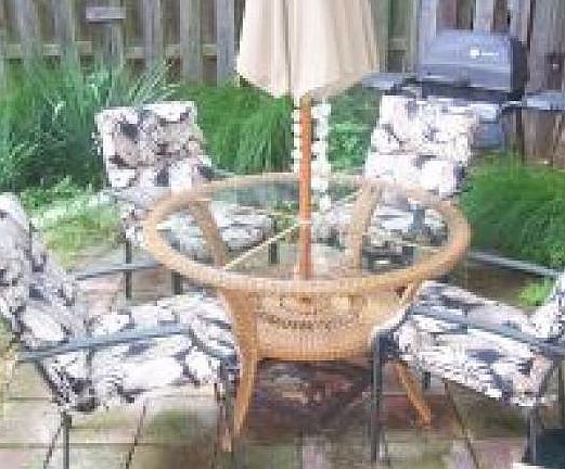 Porch & Backyard