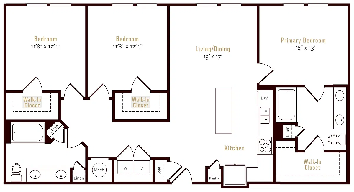 Floor plan C1 Affordable