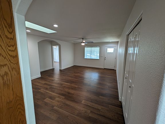 Living room and dining room