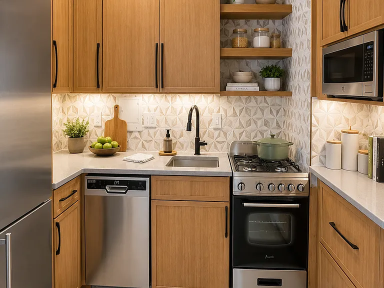 Virtually Staged Kitchen