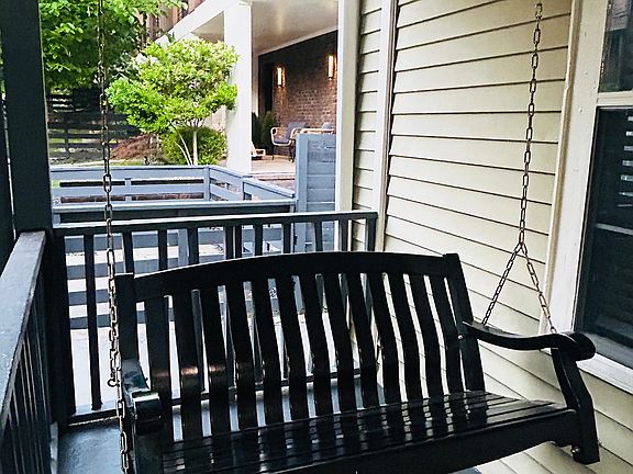 Front porch swing included