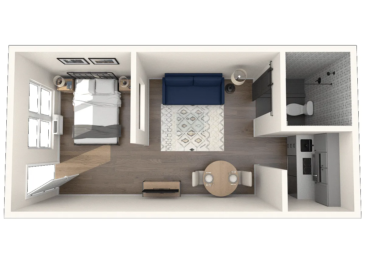 Floor plan Urban 1x1 A