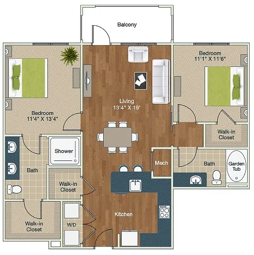 Floor plan B3-B
