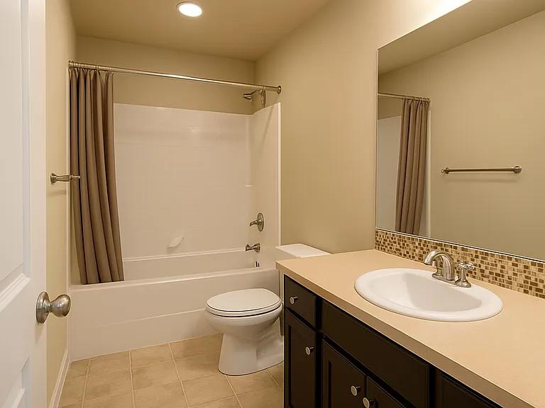 Upstairs main bath (#2) with bidet attachment