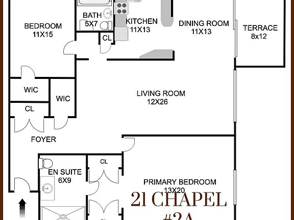 2nd image of 21 Chapel Pl APT 2A
