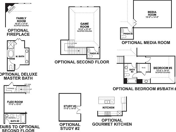 Sabine First Floor Options