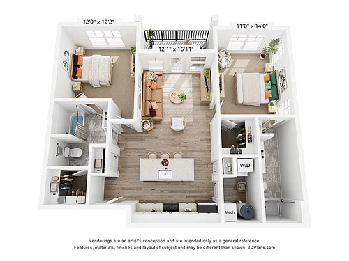 Floor plan The Cobalt
